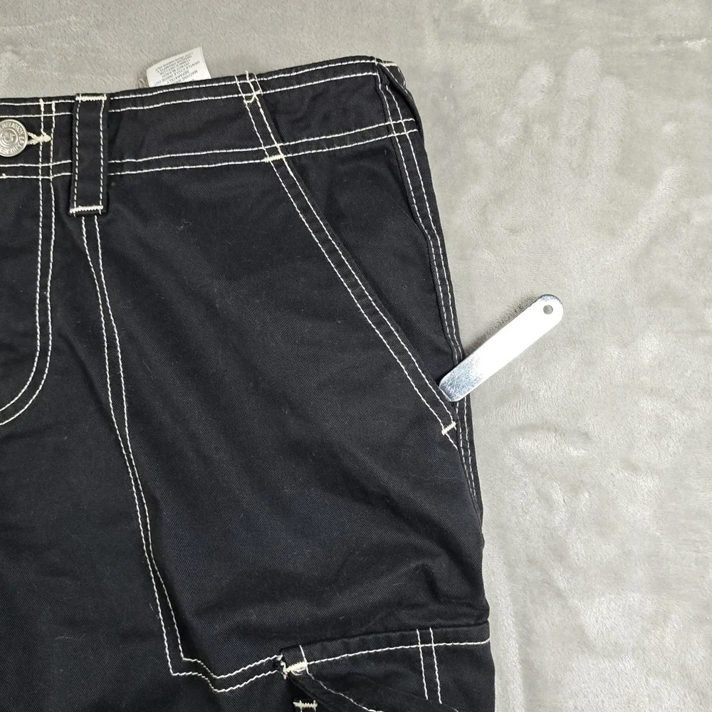 True Religion Military SN Cargo Pants Mens 30x30.5 Wide Leg Utility Carpenter